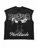 PREVAIL SLEEVELESS TEE BLACK