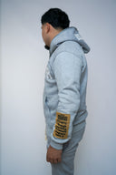 "GRAY  ZIP UP"