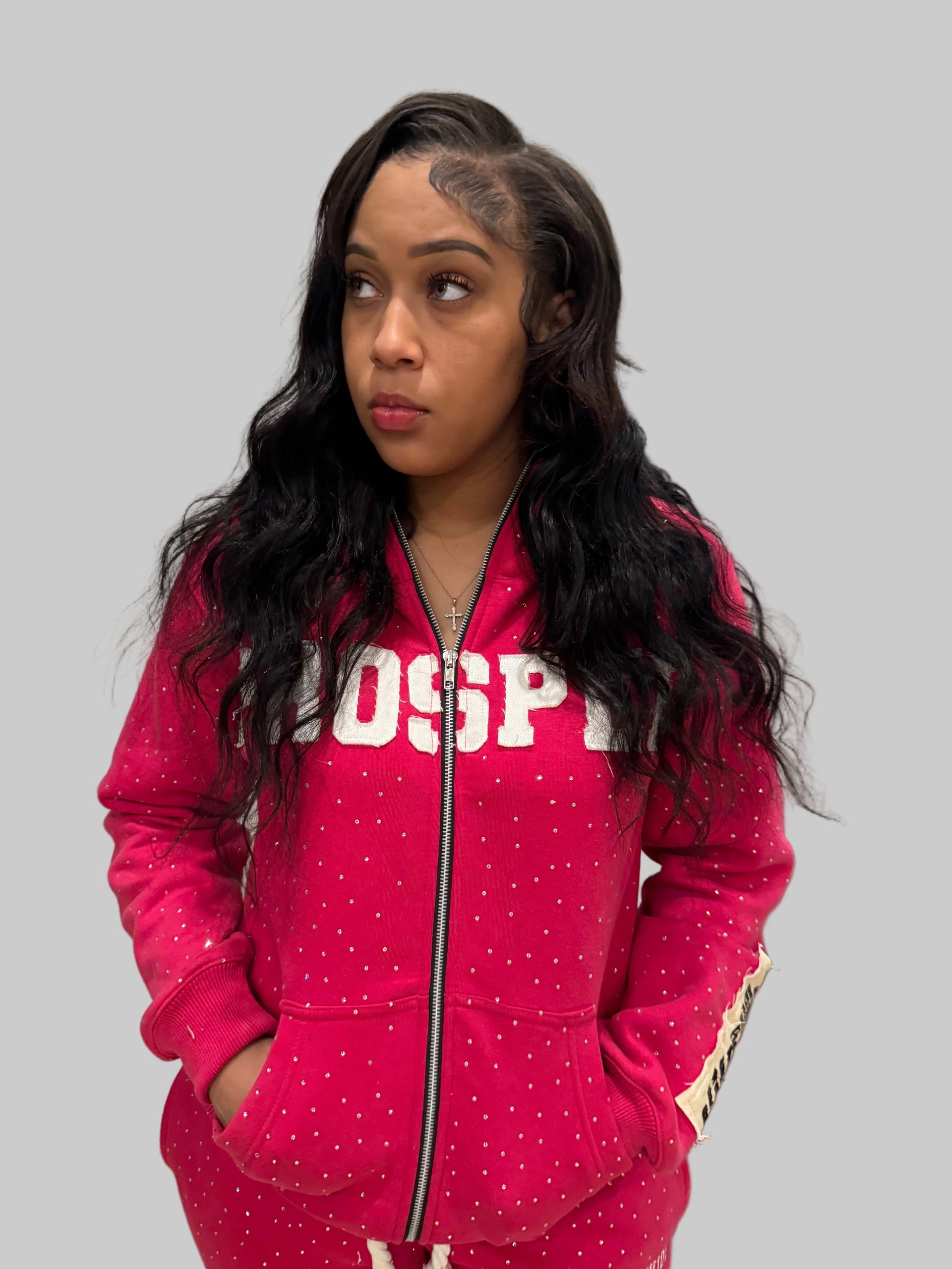"PINK ZIP UP"