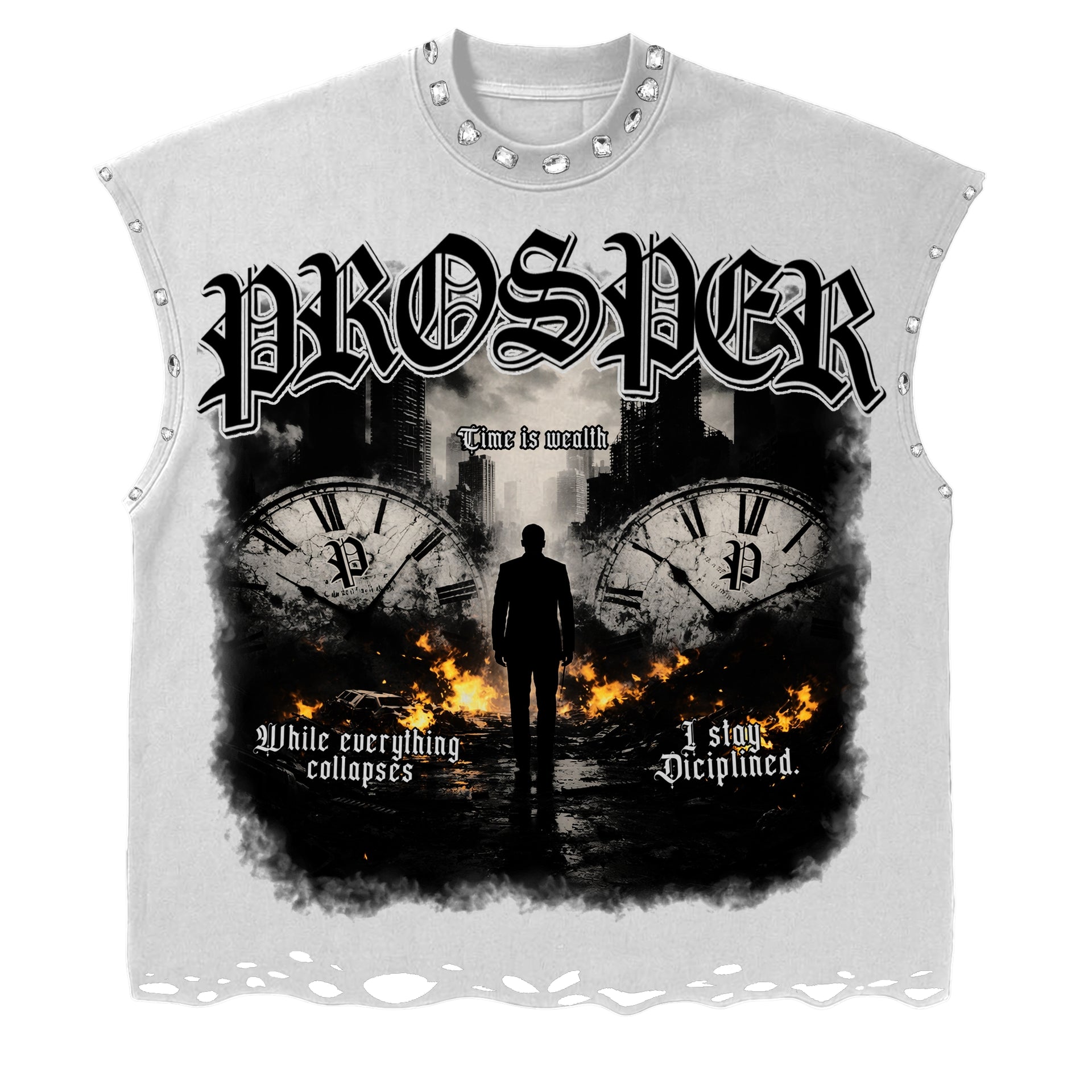 "ICE" SLEEVELESS TEE