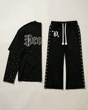 Prevail Longsleeve + Snap Button Pants bundle flat-lay